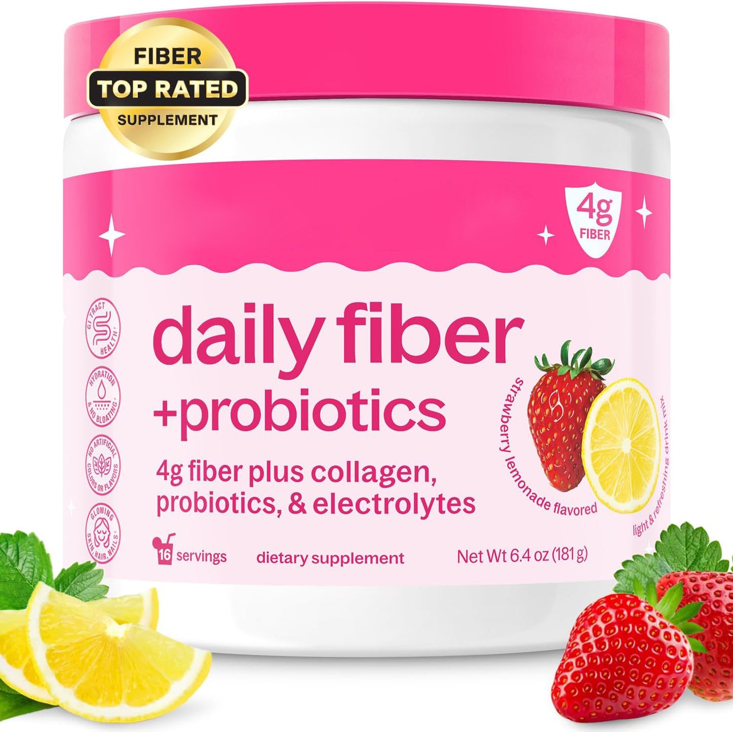 Daily Fiber + Probiotics Powder