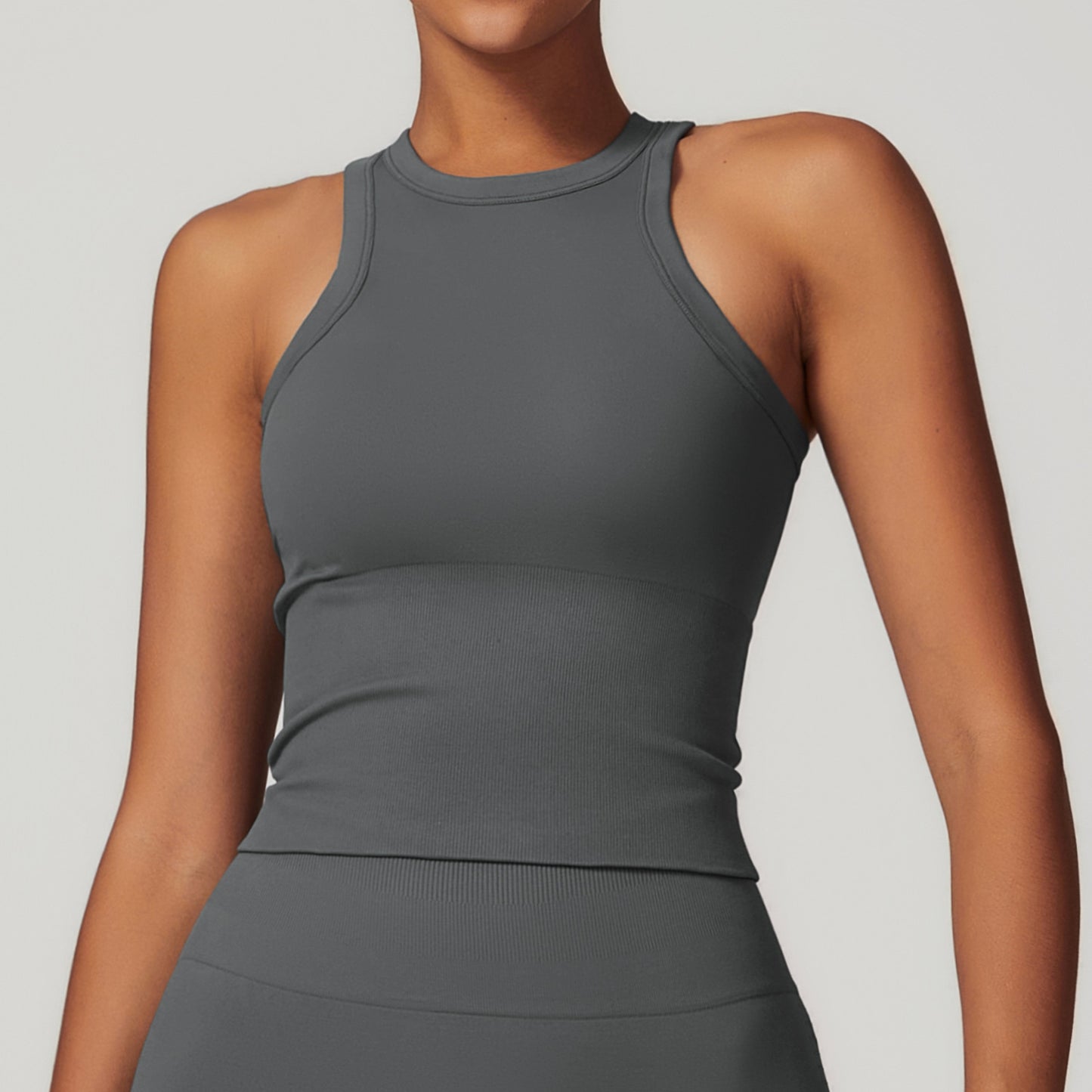 Lightweight High Halter Neck Tank