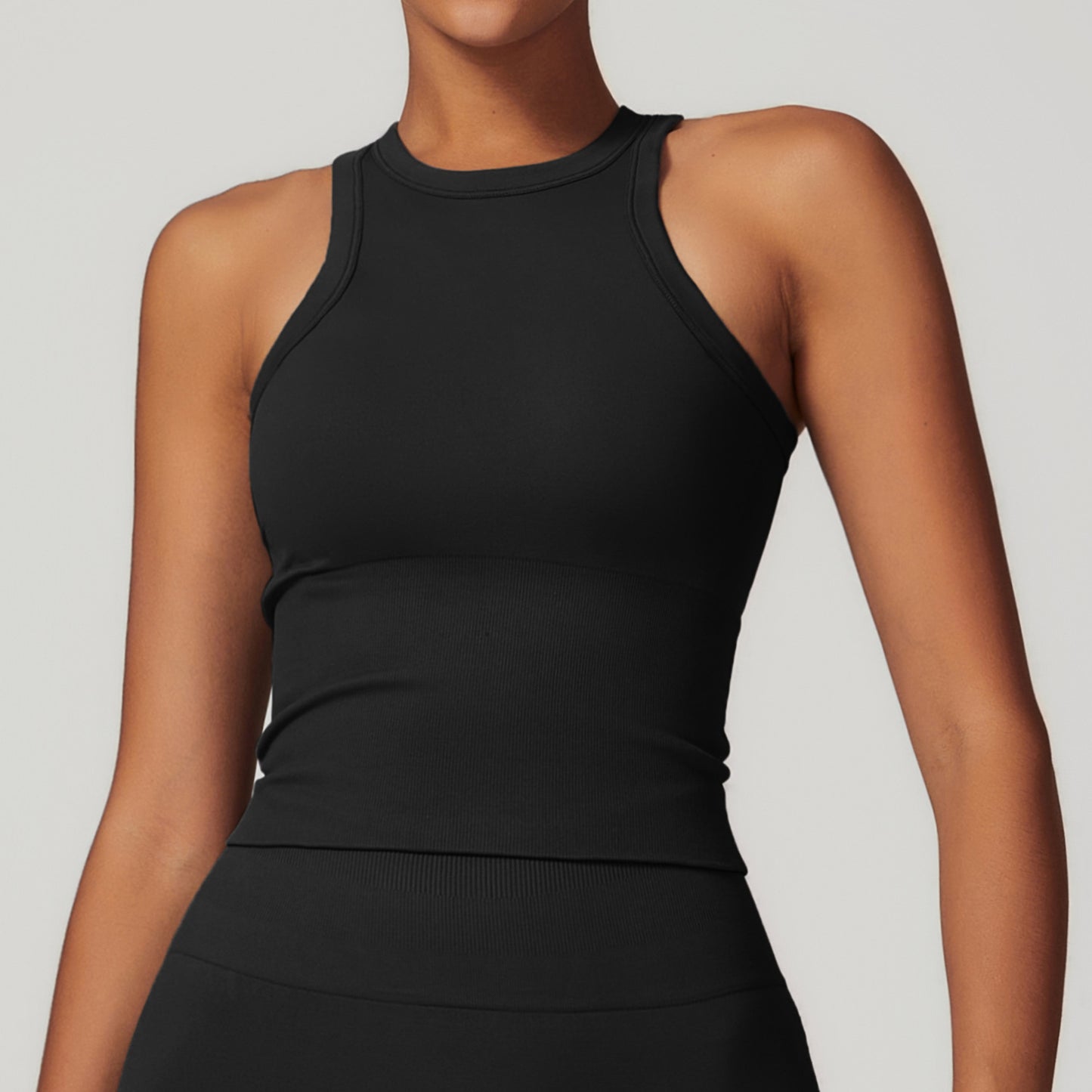 Lightweight High Halter Neck Tank