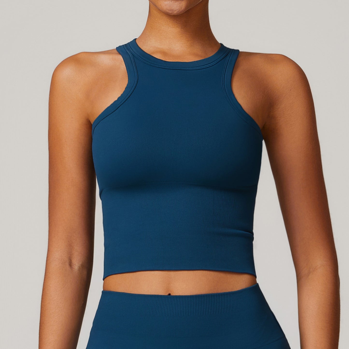 Lightweight High Halter Neck Tank