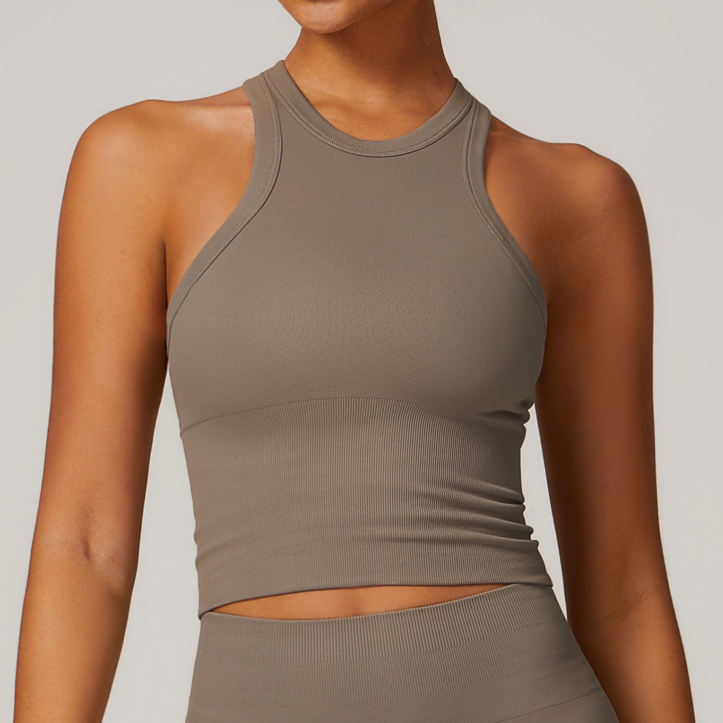 Lightweight High Halter Neck Tank