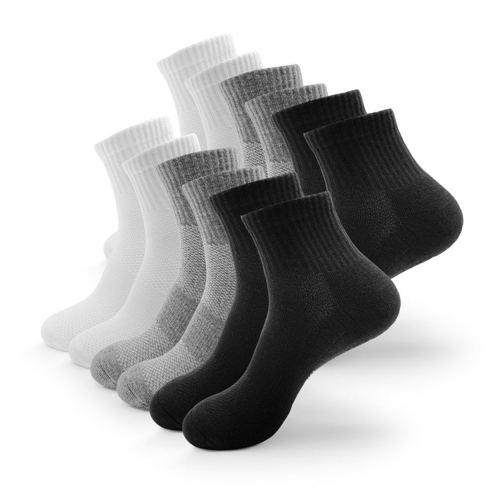 6 Pack Cushioned Ankle Socks
